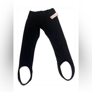 NWT SAGE Collective Black High Rise Stirrup Leggings